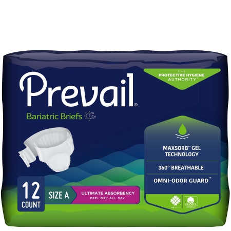 Prevail ProCare Plus Absorbent Underwear NU-513 Large Case of 100, White 