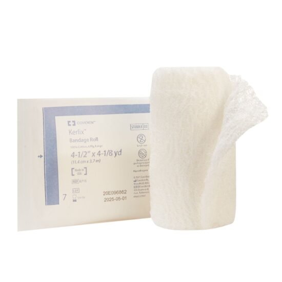 Fluff Bandage Roll Kerlix™ Gauze 6-Ply 4-1/2 Inch X 4-1/10 Yard Roll Shape Sterile 10173 - 6715- 10173 – 6715-