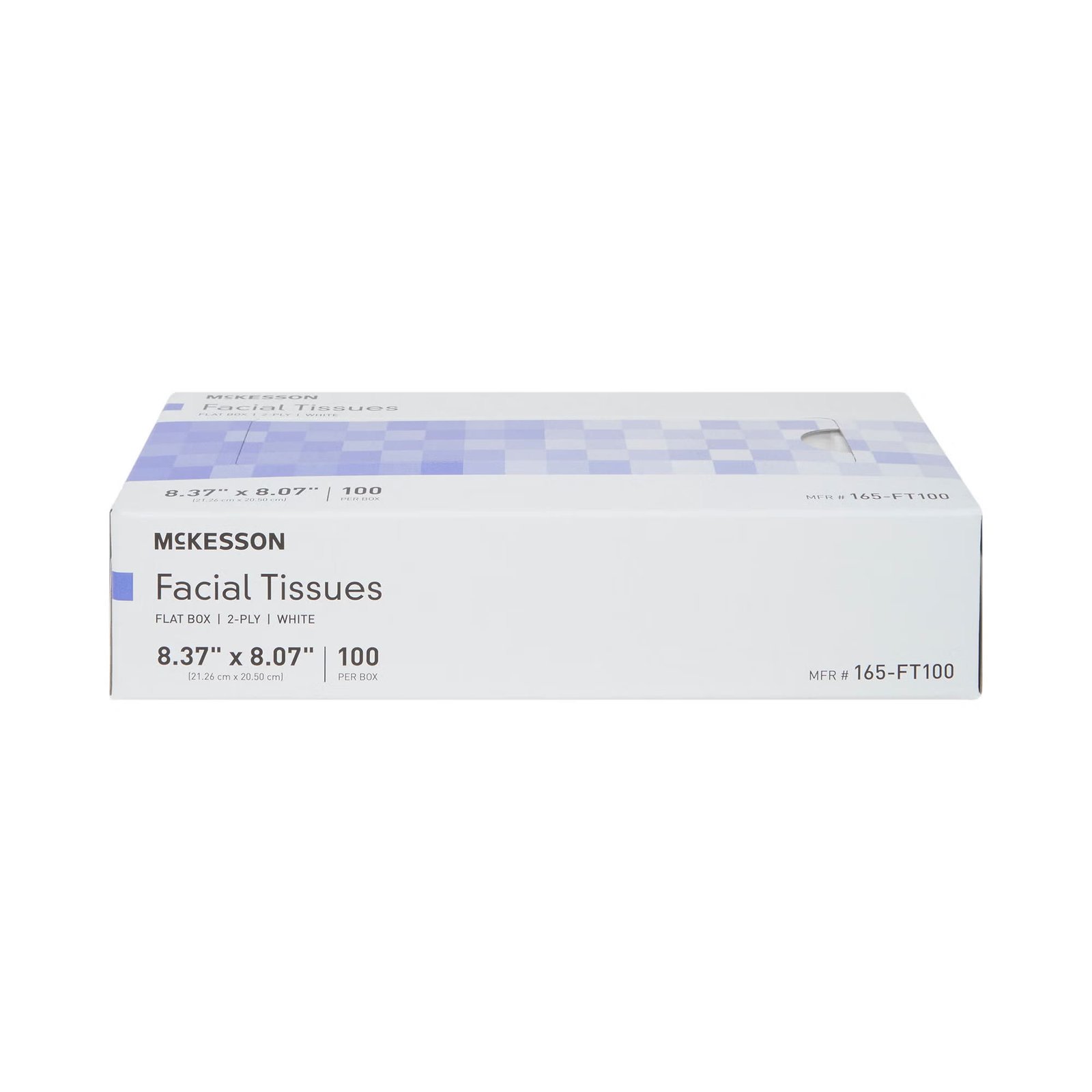 McKesson Facial Tissue White 8.37 X 8.07 Inch 100 Count 1040596 - 165-FT100 1040596 – 165-FT100 - Image 5