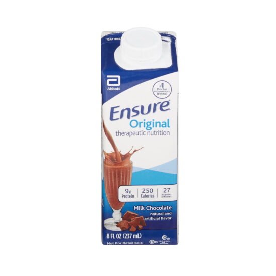 Oral Supplement Ensure® Original Therapeutic Nutrition Shake Chocolate Flavor Ready to Use 8 oz. Carton 1048244 - 64937 1048244 – 64937