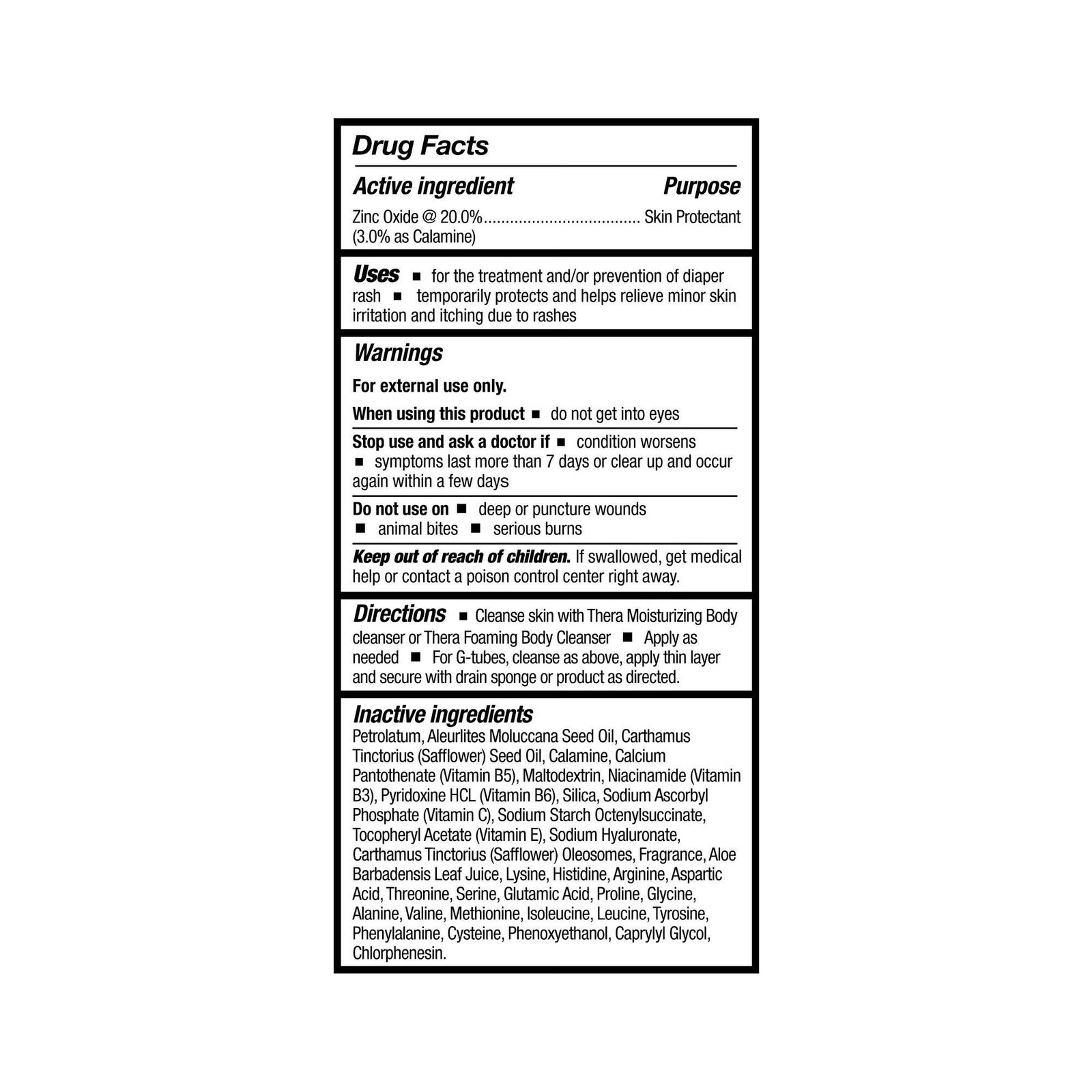Skin Protectant Thera® Calazinc Body Shield 4 oz. Tube Scented Cream 1049766 - 53-CZ4 1049766 – 53-CZ4 - Image 3