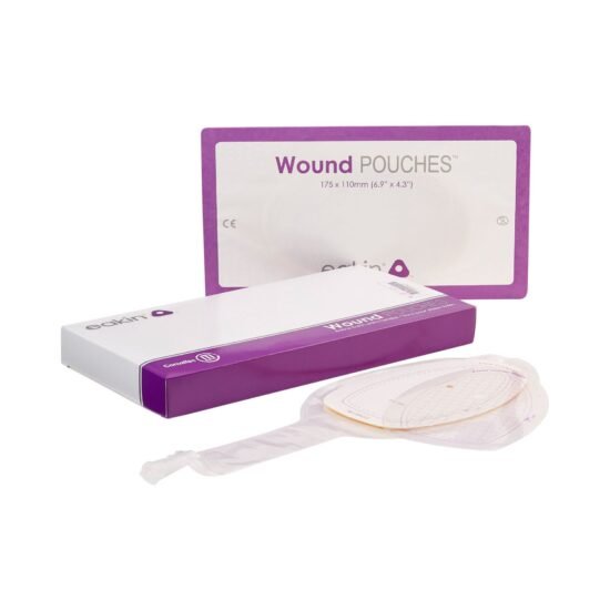 Fistula and Wound Drainage Pouch Eakin® 4-3/10 X 6-9/10 Inch NonSterile Skin Barrier 1059941 - 839262 1059941 – 839262