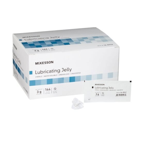 Lubricating Jelly McKesson 3 Gram Individual Packet Sterile 1066698 - 16-8942 1066698 – 16-8942