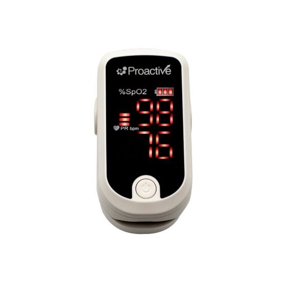 Fingertip Pulse Oximeter Proactive Medical Products Battery Operated 1083014 - 20110 1083014 – 20110
