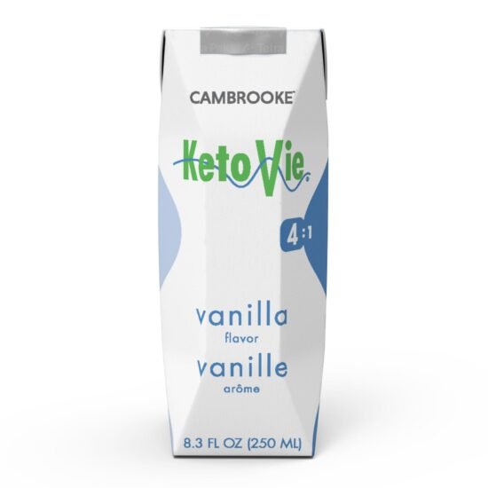 Ketogenic Oral Supplement KetoVie® 4:1 Vanilla Flavor 8.5 oz. Carton Ready to Use 1100363 - 50203 1100363 – 50203