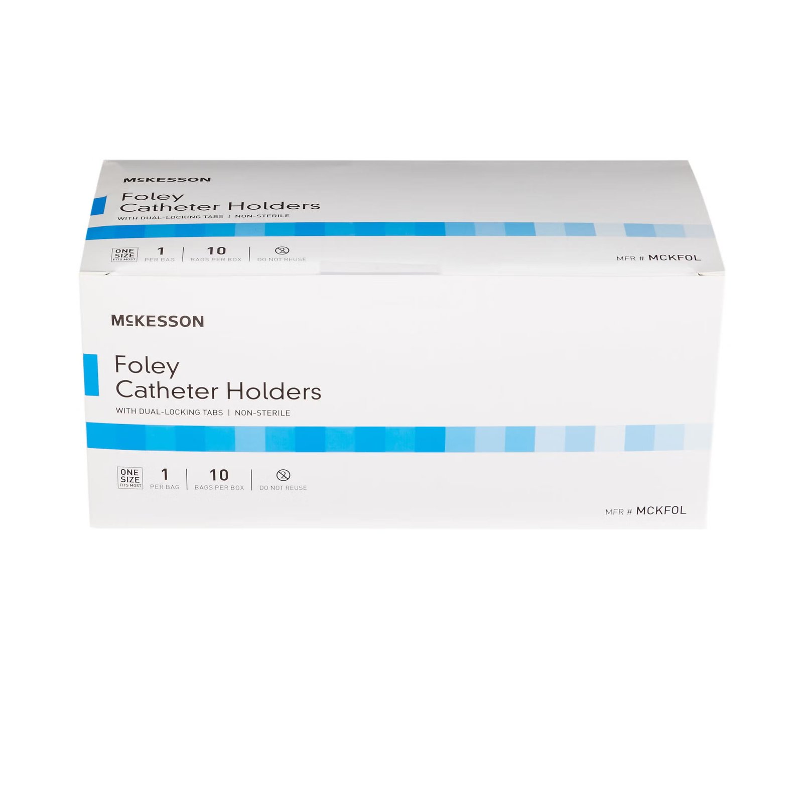 Leg Strap McKesson 2 X 24 Inch Length, Dual-Locking Tabs, Stretch Material, Hook and Loop Closure, Nonsterile 1107740 - MCKFOL 1107740 – MCKFOL - Image 5