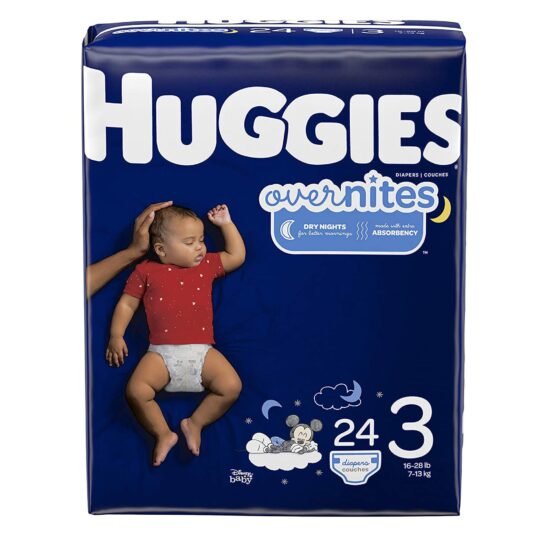 Huggies® OverNites Diaper, Size 3 1128663 – 49536