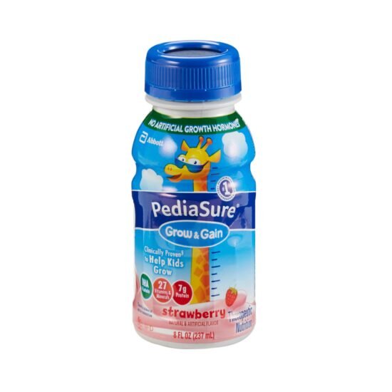 PediaSure® Grow & Gain Therapeutic Nutrition, Strawberry, 8-ounce Bottle 1143684 – 67537