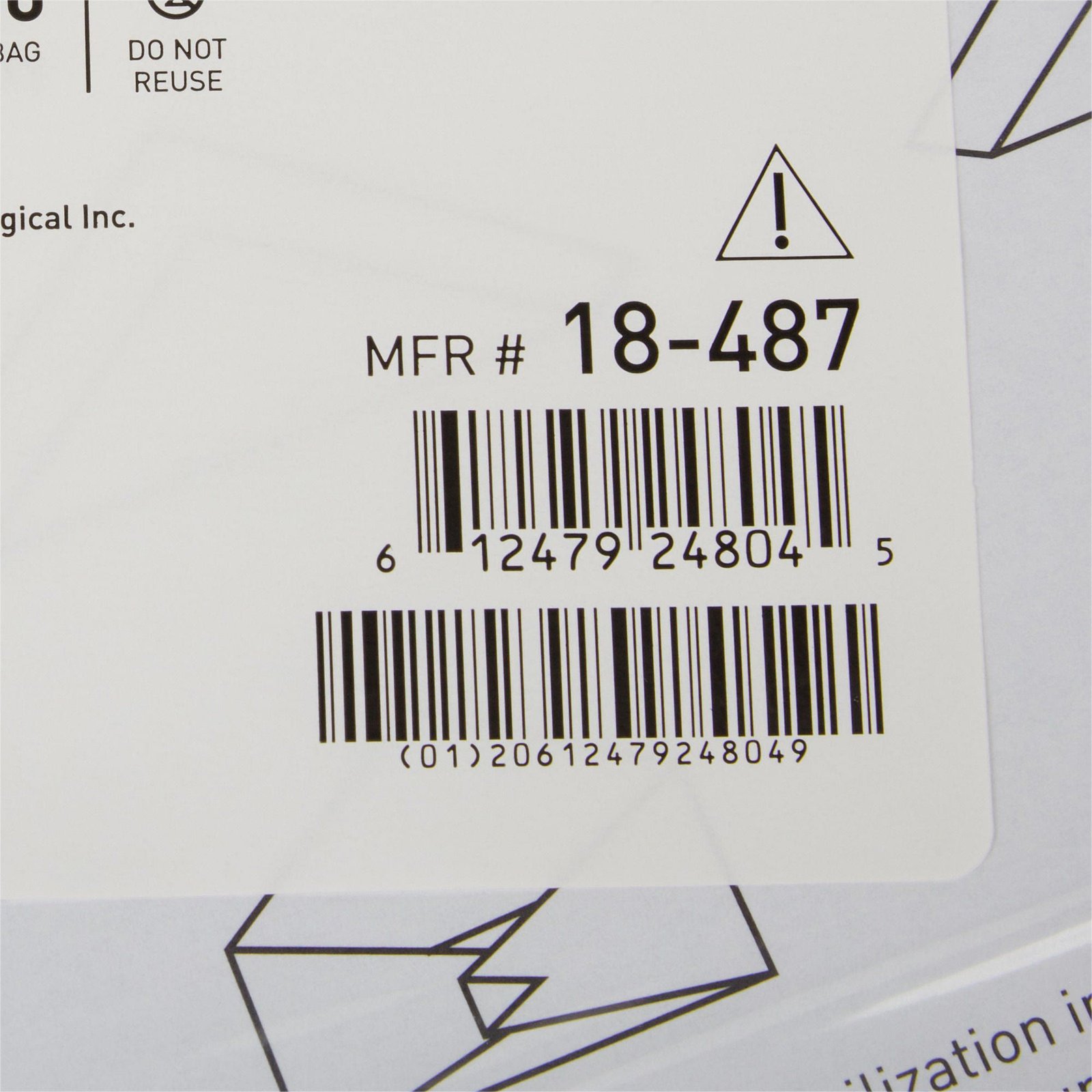 McKesson Sterilization Wrap Blue 20 X 20 Inch Single Layer Cellulose Steam / EO Gas 1156125 - 18-487 1156125 – 18-487 - Image 5