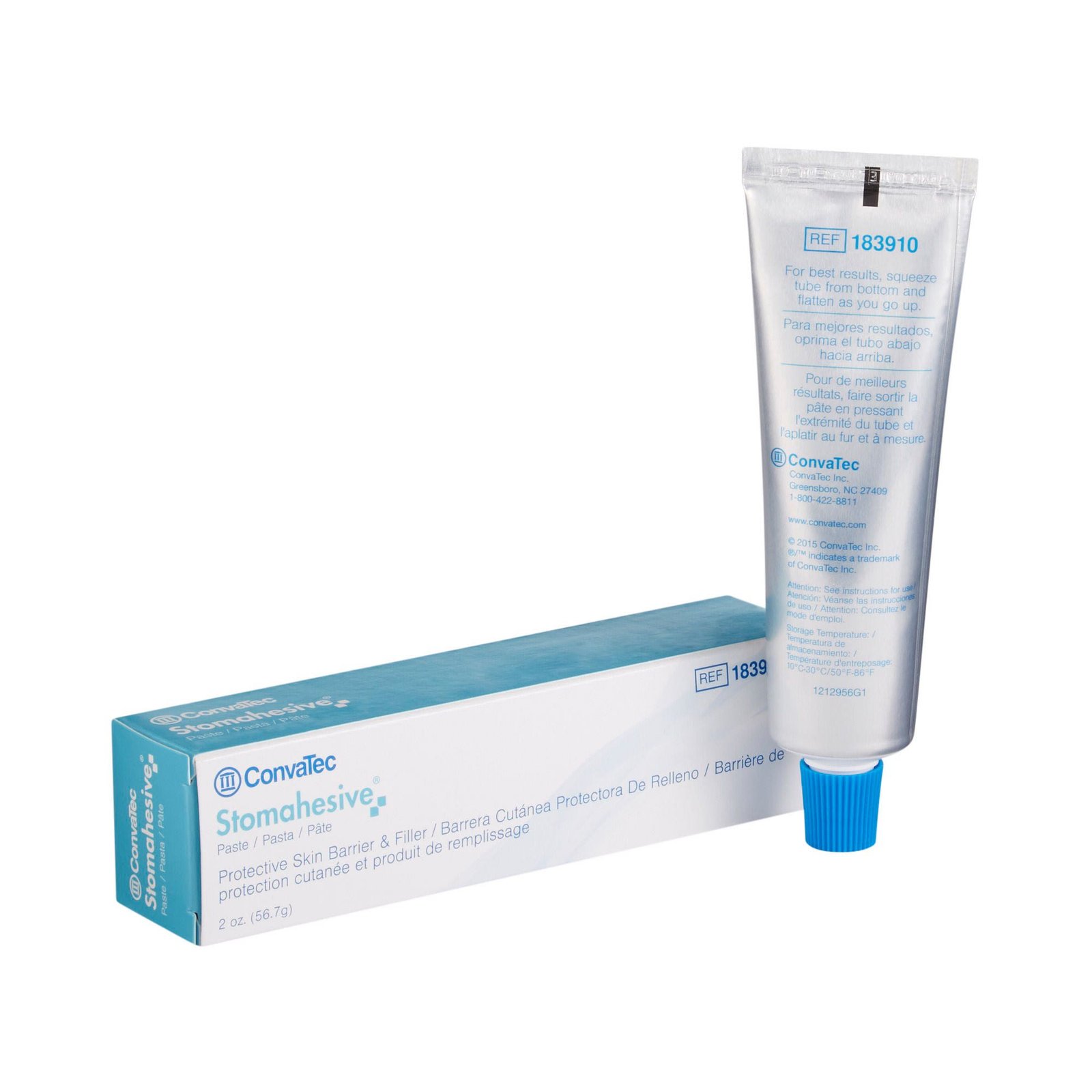 Ostomy Barrier Paste Stomahesive® 2 oz. Tube, Pectin-Based, Protective Skin Barrier 116253 - 183910 116253 – 183910