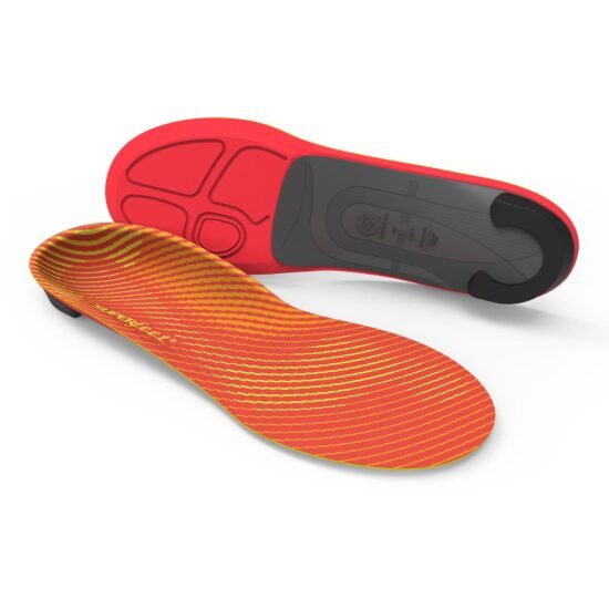 Runner Orthotic Insole Carbon Fiber / Foam / Nylon Women 10.5 to 12 / Men 8.5 to 10 Black / Orange / Yellow 1209907 – FL786410