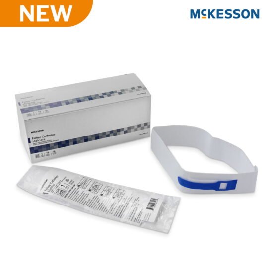 Foley Catheter Holder McKesson One Size Fits Most, Hook-And-Loop Closure, Dual-Locking Tabs, NonSterile For Universal Indwelling Catheter 1289607 – FOLLS