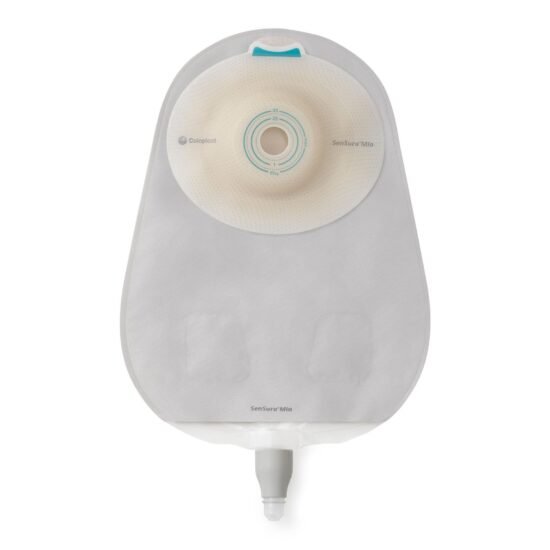 Urostomy Pouch SenSura Mio One-Piece System Deep Convex, Pre-Cut Transparent 1299356 – 168710