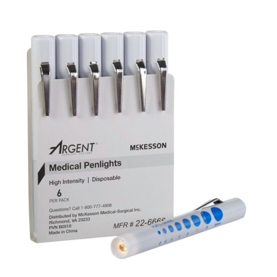 Penlight McKesson White Light 4-1/2 Inch Disposable 193987 - 22-6666 193987 – 22-6666