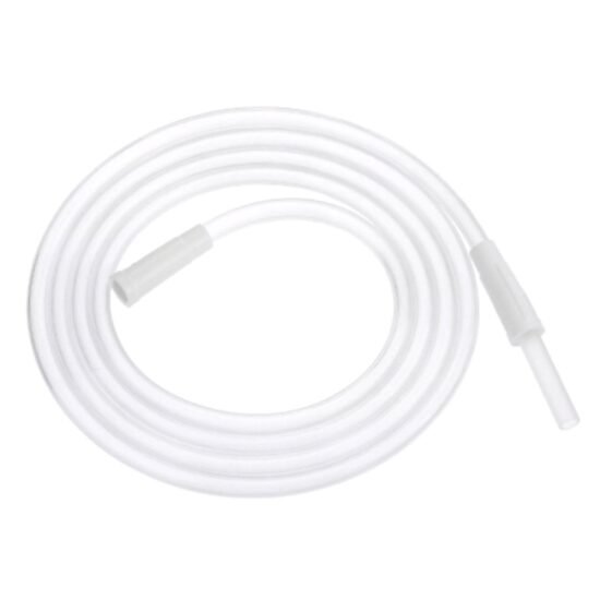 Suction Connector Tubing Medi-Vac® 6 Foot Length 0.25 Inch I.D. Sterile Maxi-Grip and Male / Male Connector Clear Smooth OT Surface NonConductive Plastic 251164 - N66A 251164 – N66A