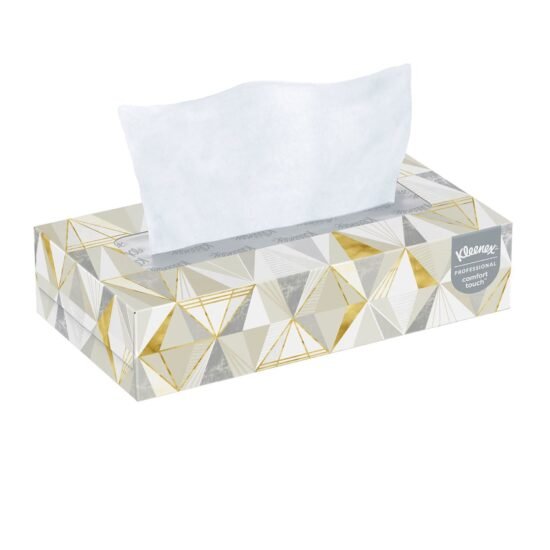 Kleenex® Facial Tissue White 8 X 8-2/5 Inch 125 Count 330644 - 21606 330644 – 21606