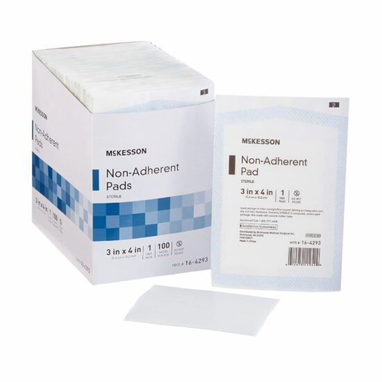Non-Adherent Dressing McKesson Nylon / Polyester 3 X 4 Inch Sterile 373777 - 16-4293 373777 – 16-4293