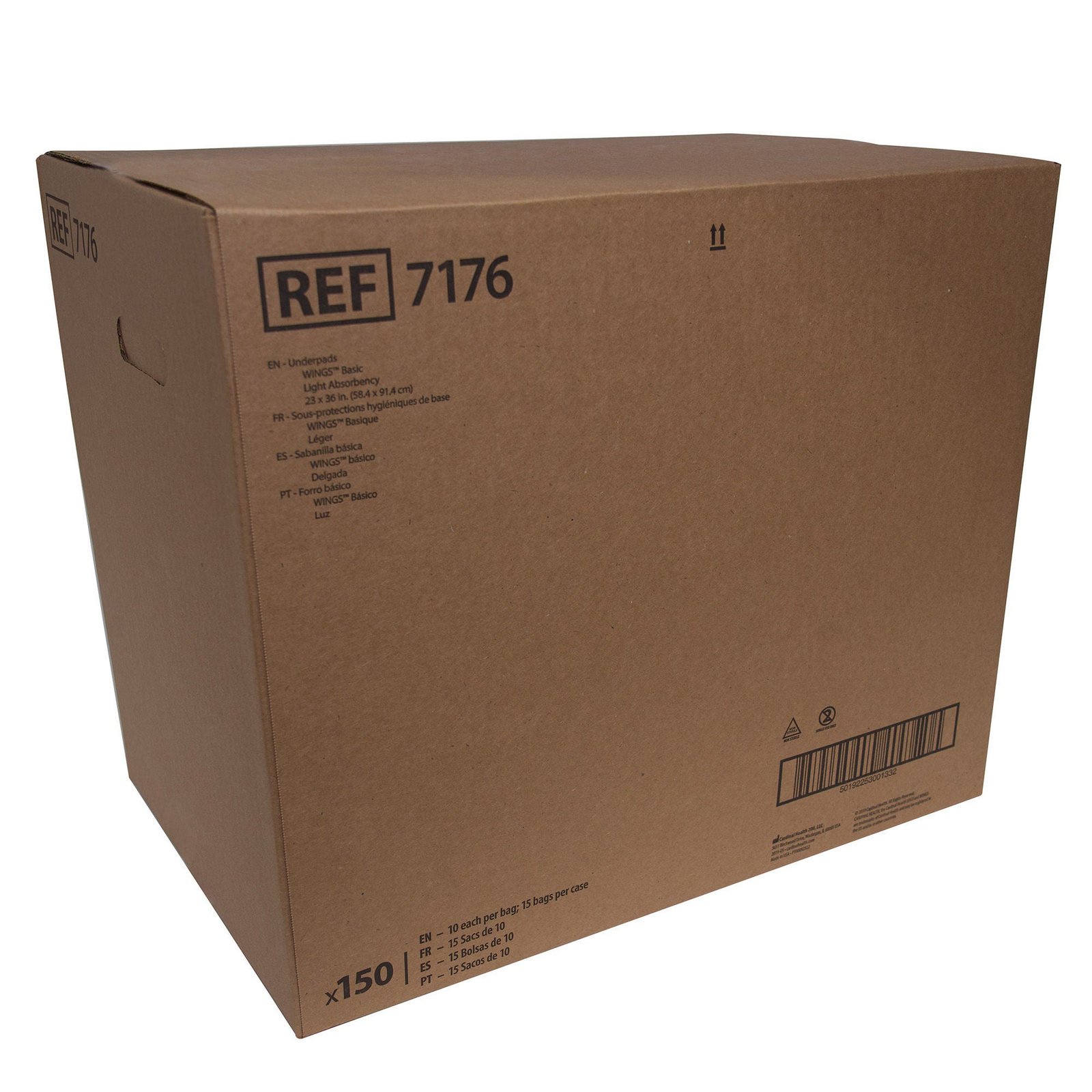 Underpad Simplicity™ Basic 23 X 36 Inch Disposable Fluff Light Absorbency 406849 - 7176 406849 – 7176 - Image 3