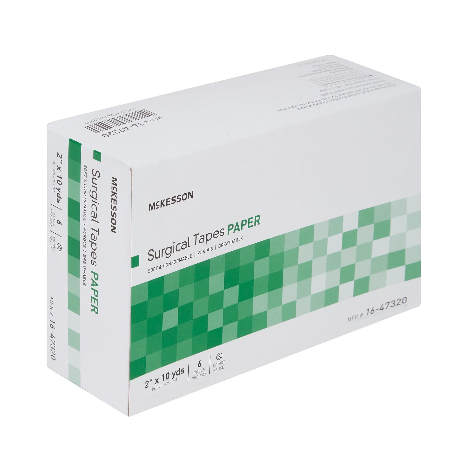 Medical Tape McKesson Paper 2 Inch X 10 Yard White NonSterile 455532 - 16-47320 455532 – 16-47320 - Image 4
