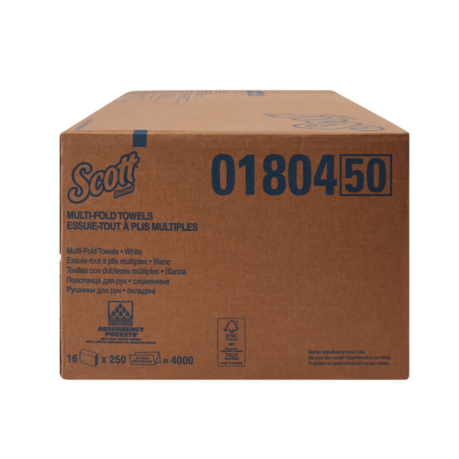 Paper Towel Scott® Multi-Fold 9-1/5 X 9-2/5 Inch 456141 - 01804 456141 – 01804 - Image 3