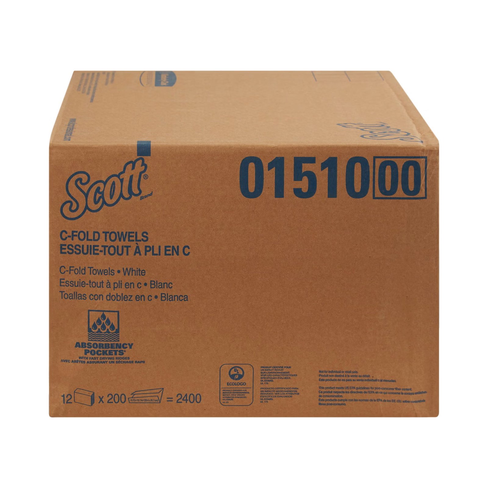 Paper Towel Scott® C-Fold 10-1/8 X 13-3/20 Inch 484969 - 01510 484969 – 01510 - Image 4