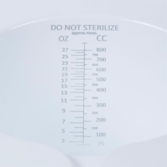 Commode Specimen Collector McKesson Polypropylene 800 mL (27 oz.) Without Closure Unprinted NonSterile 487960 - 16-9522 487960 – 16-9522