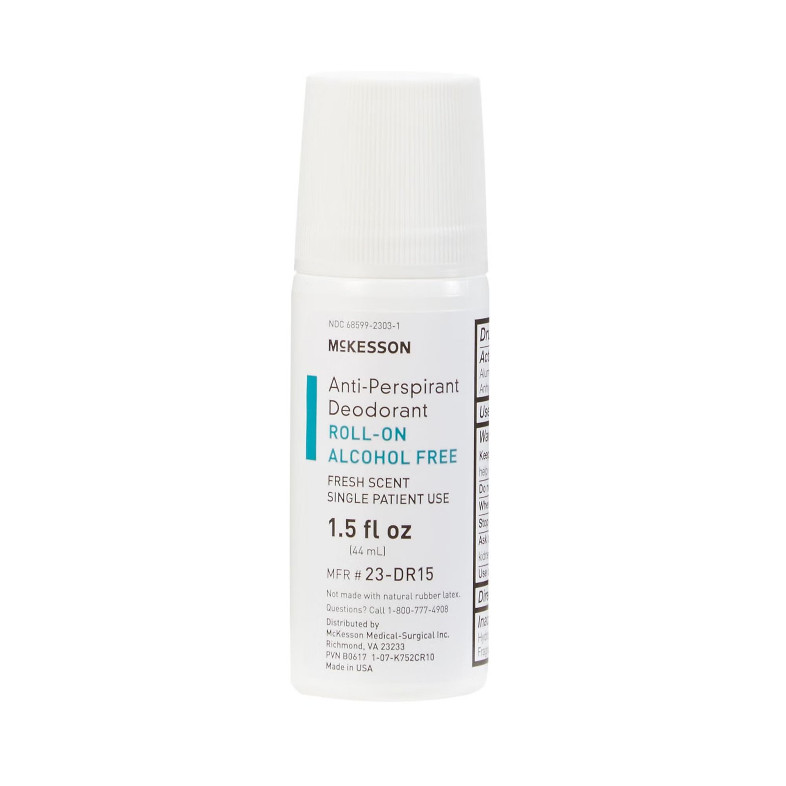 Antiperspirant / Deodorant McKesson Roll-On 1.5 oz. Fresh Scent 493425 - 23-DR15 493425 – 23-DR15