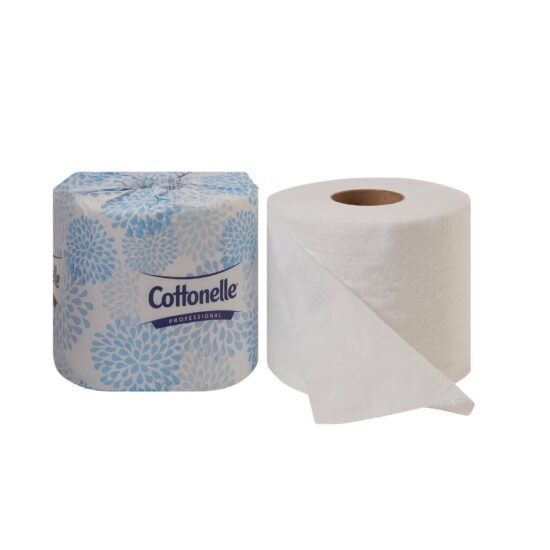 Toilet Tissue Kleenex® Cottonelle® Professional White 2-Ply Standard Size Cored Roll 451 Sheets 4 X 4 Inch 506914 - 17713 506914 – 17713