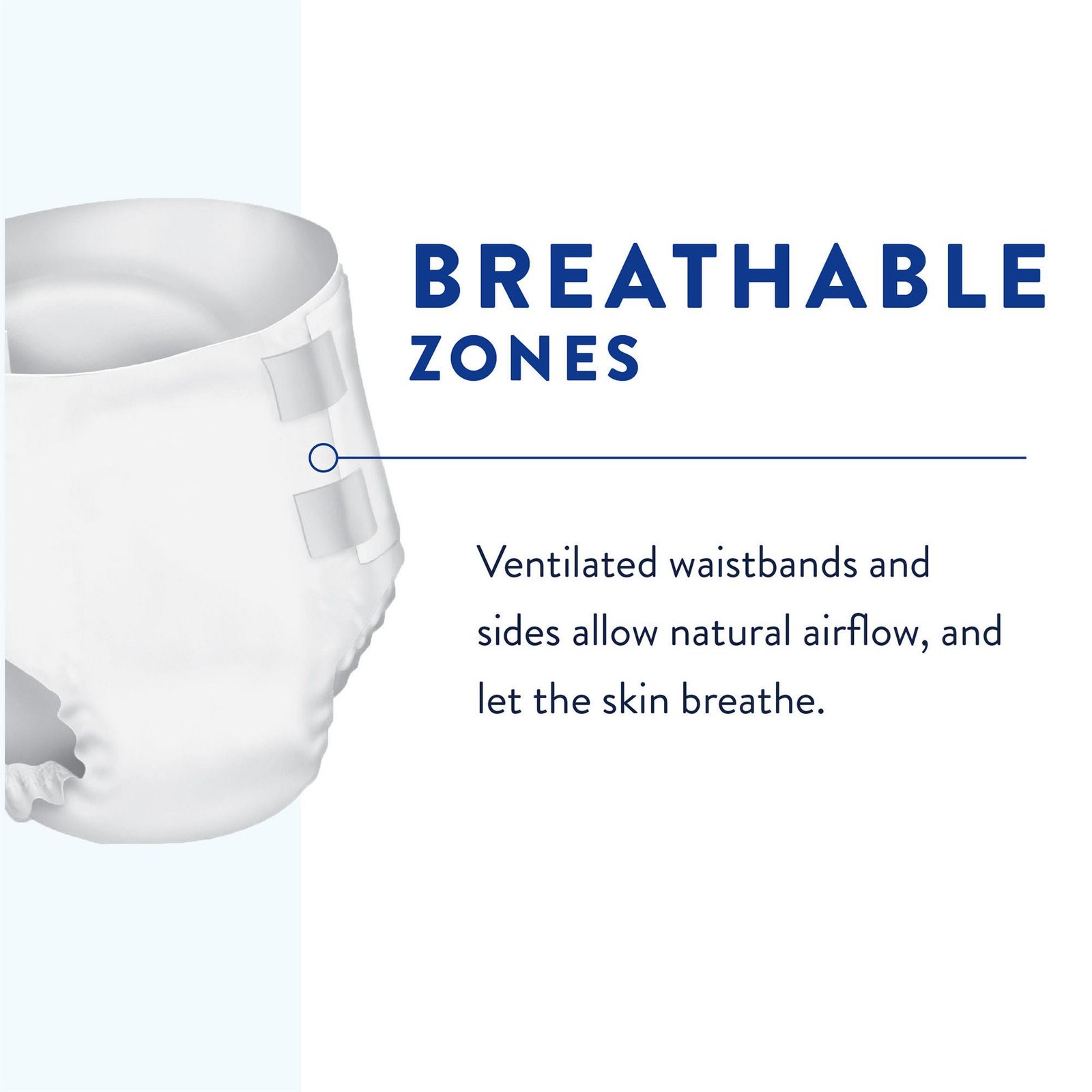 Unisex Adult Incontinence Brief Prevail® Breezers® Large Disposable Heavy Absorbency 554688 - PVB-013/2 554688 – PVB-013/2 - Image 4