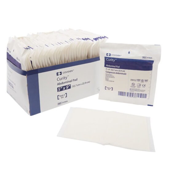 Curity™ Sterile Abdominal Pad, 5 x 9 Inch 566398 – 9190A