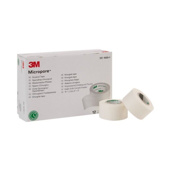 Medical Tape 3M™ Micropore™ Skin Friendly Paper 1 Inch X 10 Yard White NonSterile 5767 - 1530-1 5767 – 1530-1