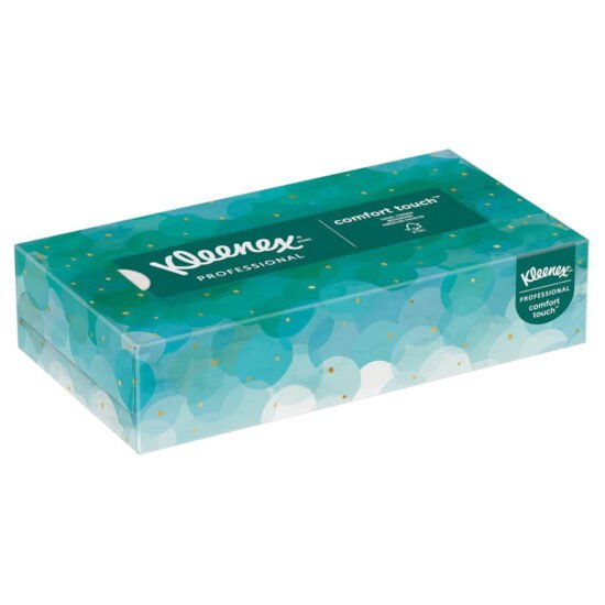 Kleenex® Facial Tissue White 8-1/5 X 8-2/5 Inch 100 Count 60594 - 21400 60594 – 21400