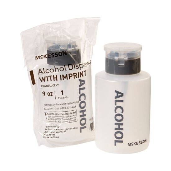 Alcohol Dispensing Bottle McKesson Polyethylene Opaque 9 oz. 625081 - 63-4024 625081 – 63-4024