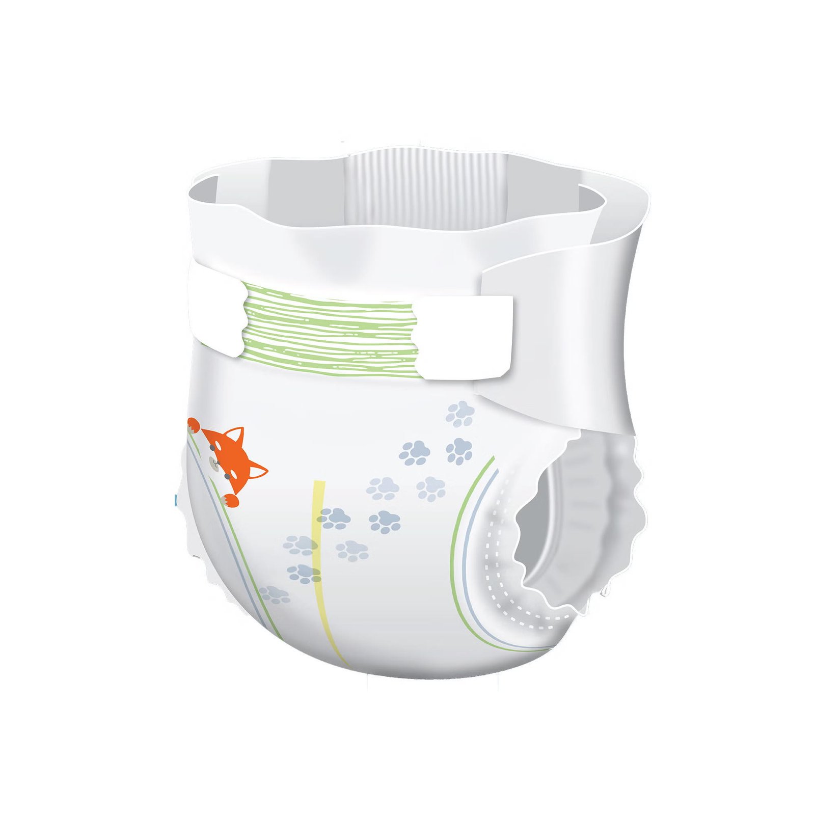 Unisex Baby Diaper Cuties® Size 4 Disposable Heavy Absorbency 699154 - CR4001 699154 – CR4001 - Image 2