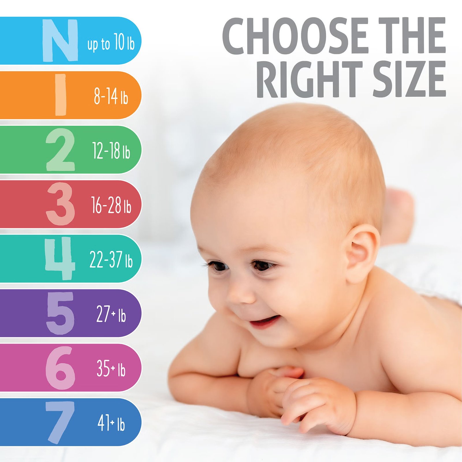 Unisex Baby Diaper Cuties® Size 4 Disposable Heavy Absorbency 699154 - CR4001 699154 – CR4001 - Image 5