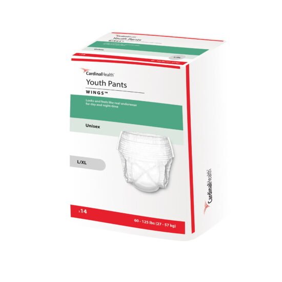 Unisex Youth Absorbent Underwear Curity™ Pull On with Tear Away Seams Large Disposable Heavy Absorbency 724712 - 70074A 724712 – 70074A