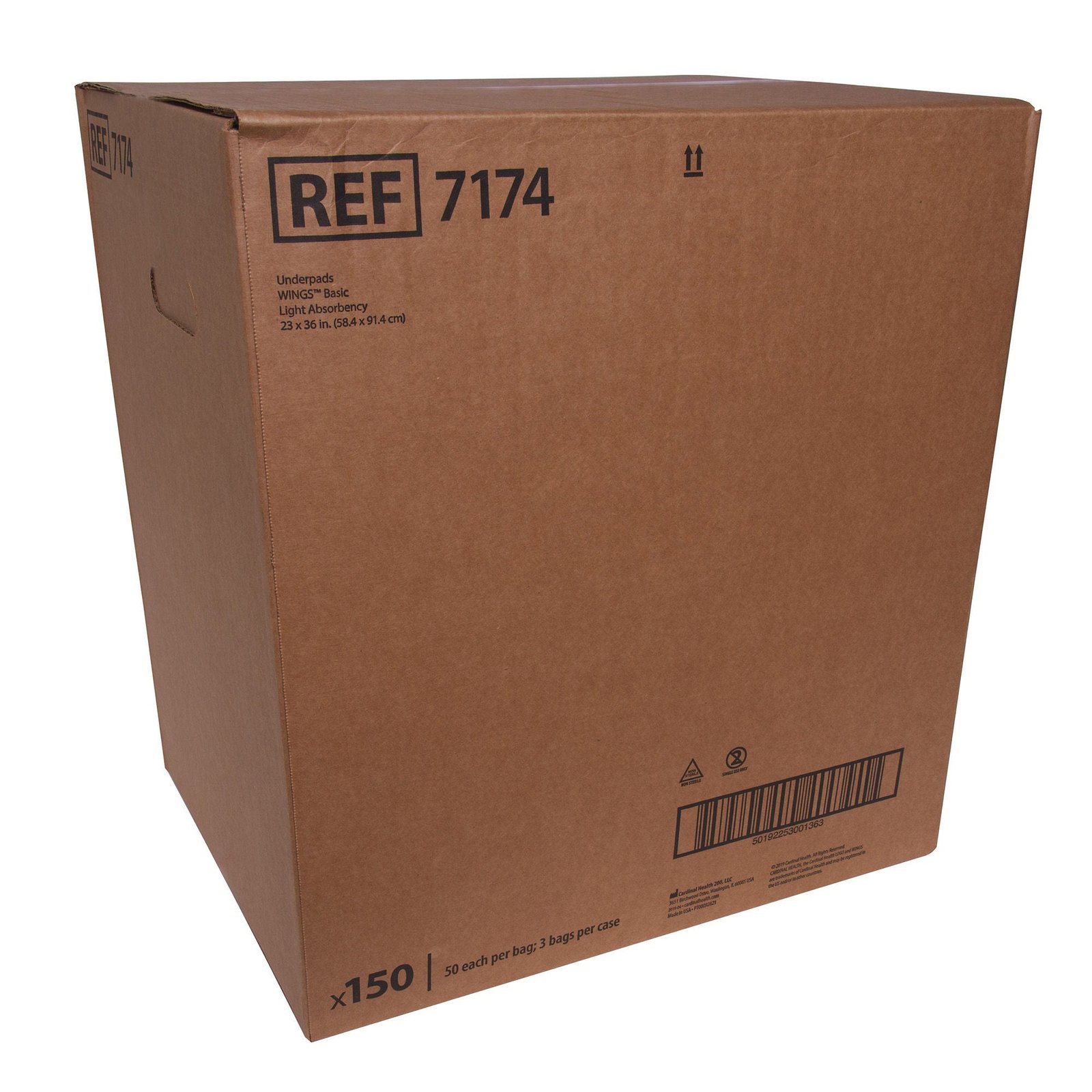 Underpad Simplicity™ Basic 23 X 36 Inches Disposable Fluff Light Absorbency 762699 - 7174 762699 – 7174 - Image 4