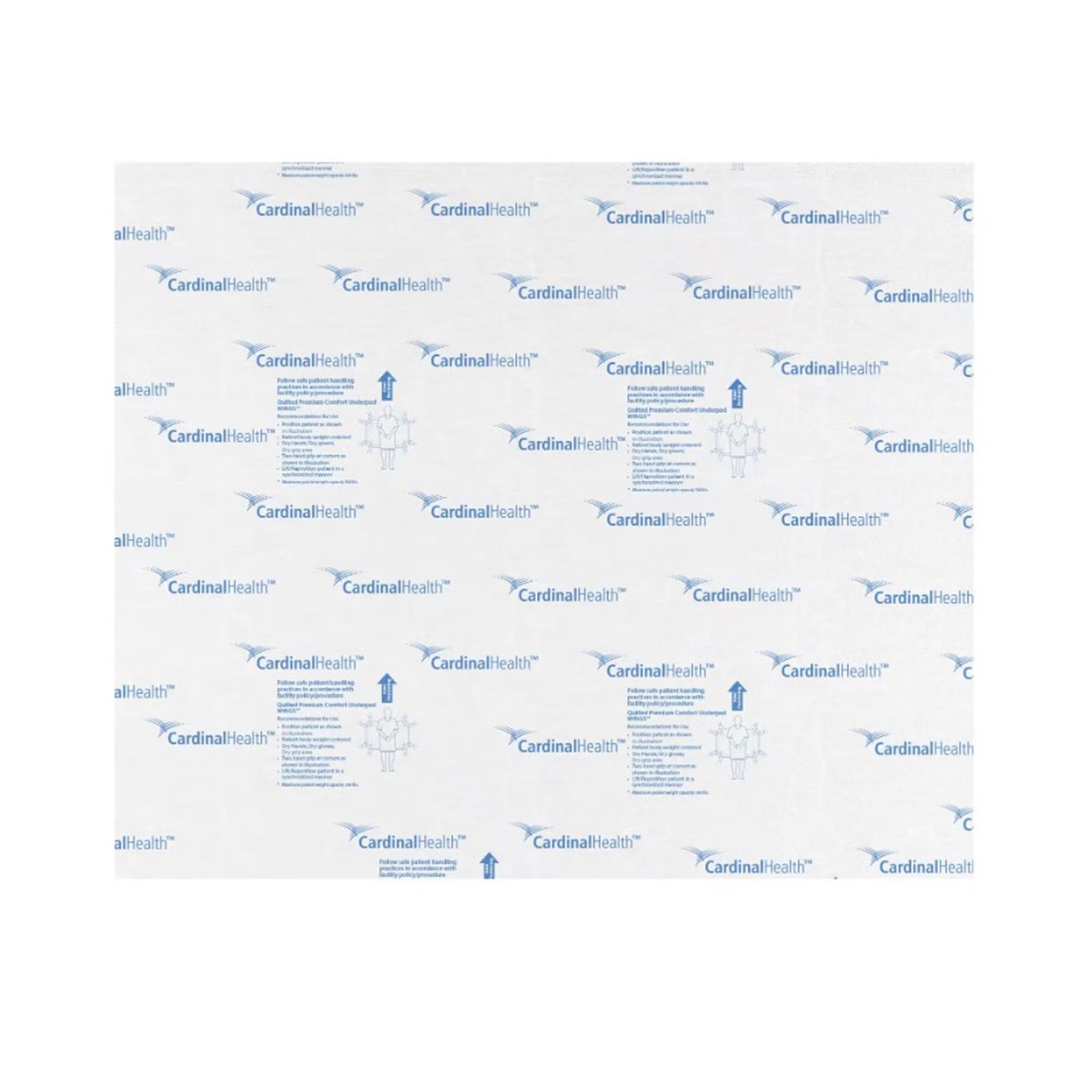 Low Air Loss Positioning Underpad Wings™ Quilted Premium Comfort 30 X 36 Inch Disposable Airlaid Heavy Absorbency 772827 - P3036C 772827 – P3036C - Image 2