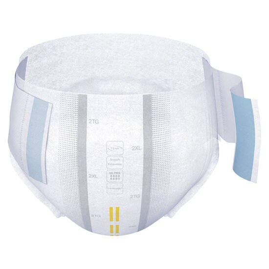 Unisex Adult Incontinence Brief TENA® Stretch™ Ultra 2X-Large Disposable Heavy Absorbency 794218 - 61390 794218 – 61390