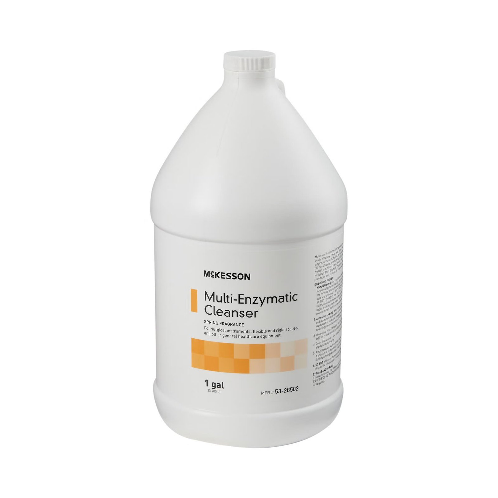 Multi-Enzymatic Instrument Detergent McKesson Liquid 1 gal. Jug Spring Fresh Scent 803319 - 53-28502 803319 – 53-28502