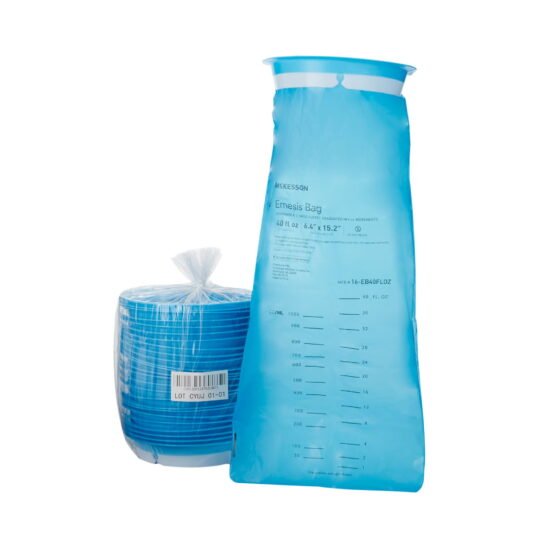 Emesis Bag McKesson 40 oz. Blue 831668 - 16-EB40FLOZ 831668 – 16-EB40FLOZ