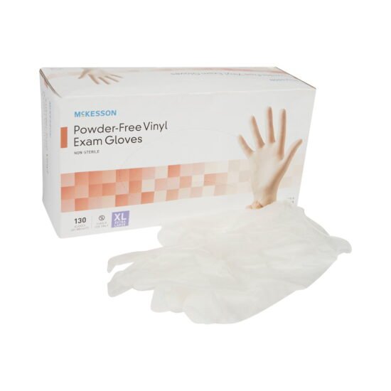 Exam Glove McKesson X-Large NonSterile Vinyl Smooth Clear Not Chemo Approved 833078 - 14-140 833078 – 14-140