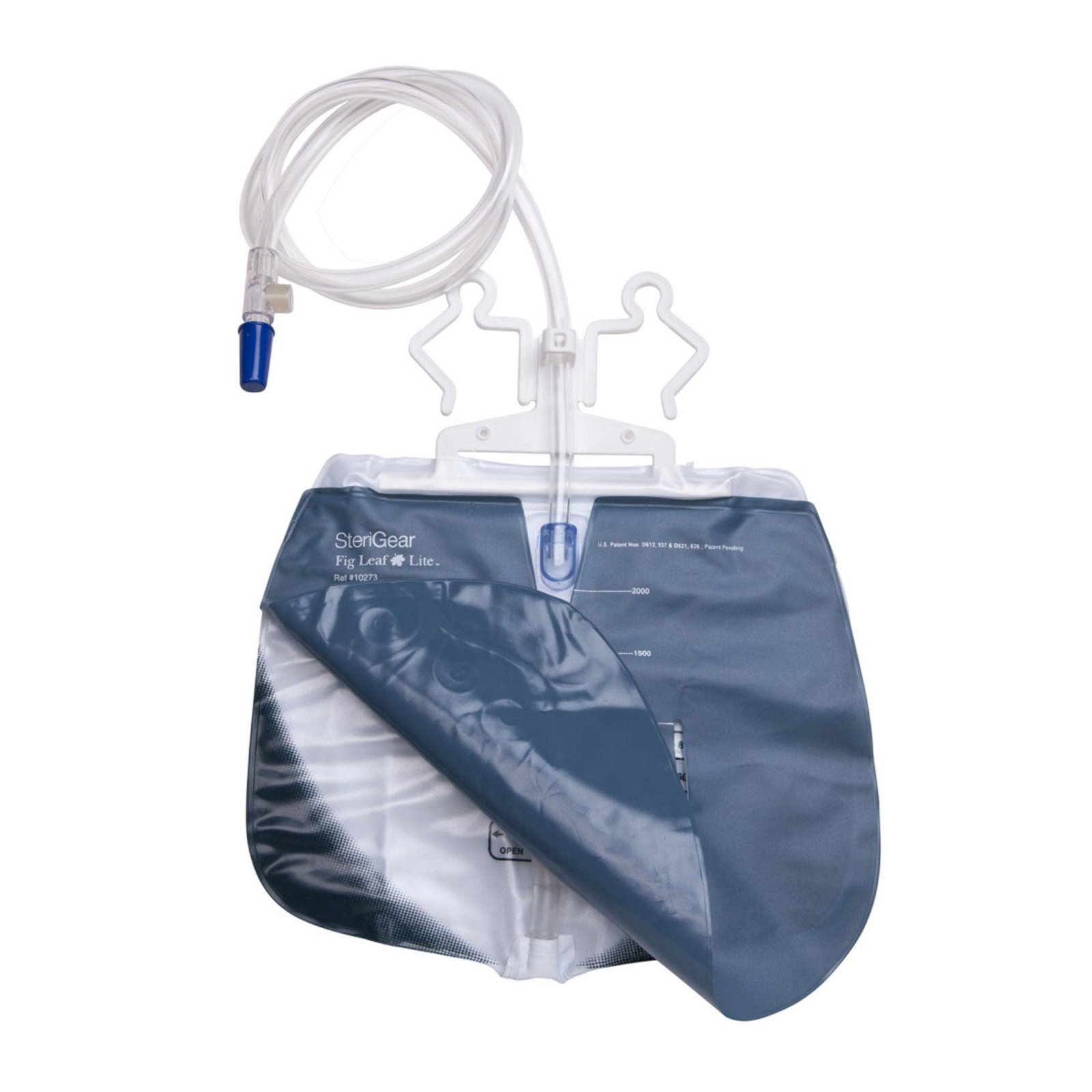 Urinary Drain Bag Fig Leaf™ Lite Anti-Reflux Valve Sterile 2000 mL Vinyl 844525 - 10273 844525 – 10273 - Image 2