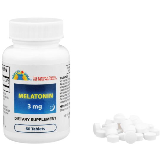 Natural Sleep Aid Geri-Care® 60 per Bottle Tablet 3 mg Strength 852554 - 864-06 852554 – 864-06