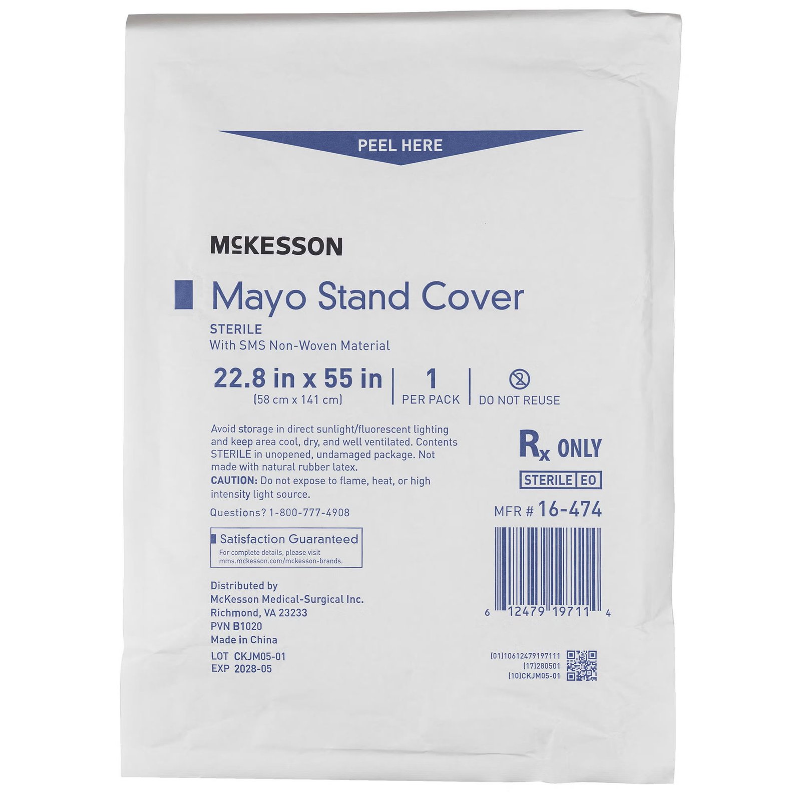 Mayo Stand Cover 22.8 X 55.5 Inch 854598 - 16-474 854598 – 16-474 - Image 2