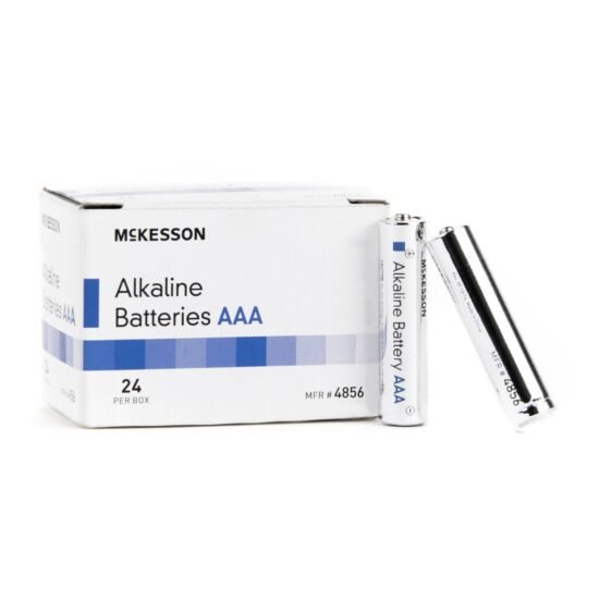 Alkaline Battery McKesson AAA Cell 1.5V Disposable 24 Pack 854614 - 4856 854614 – 4856