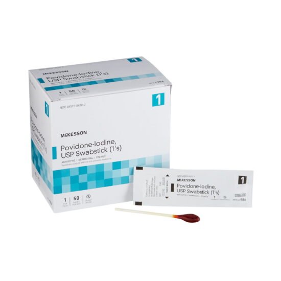 Impregnated Swabstick 10% Strength Povidone-Iodine Individual Packet Sterile 854752 - 986 854752 – 986