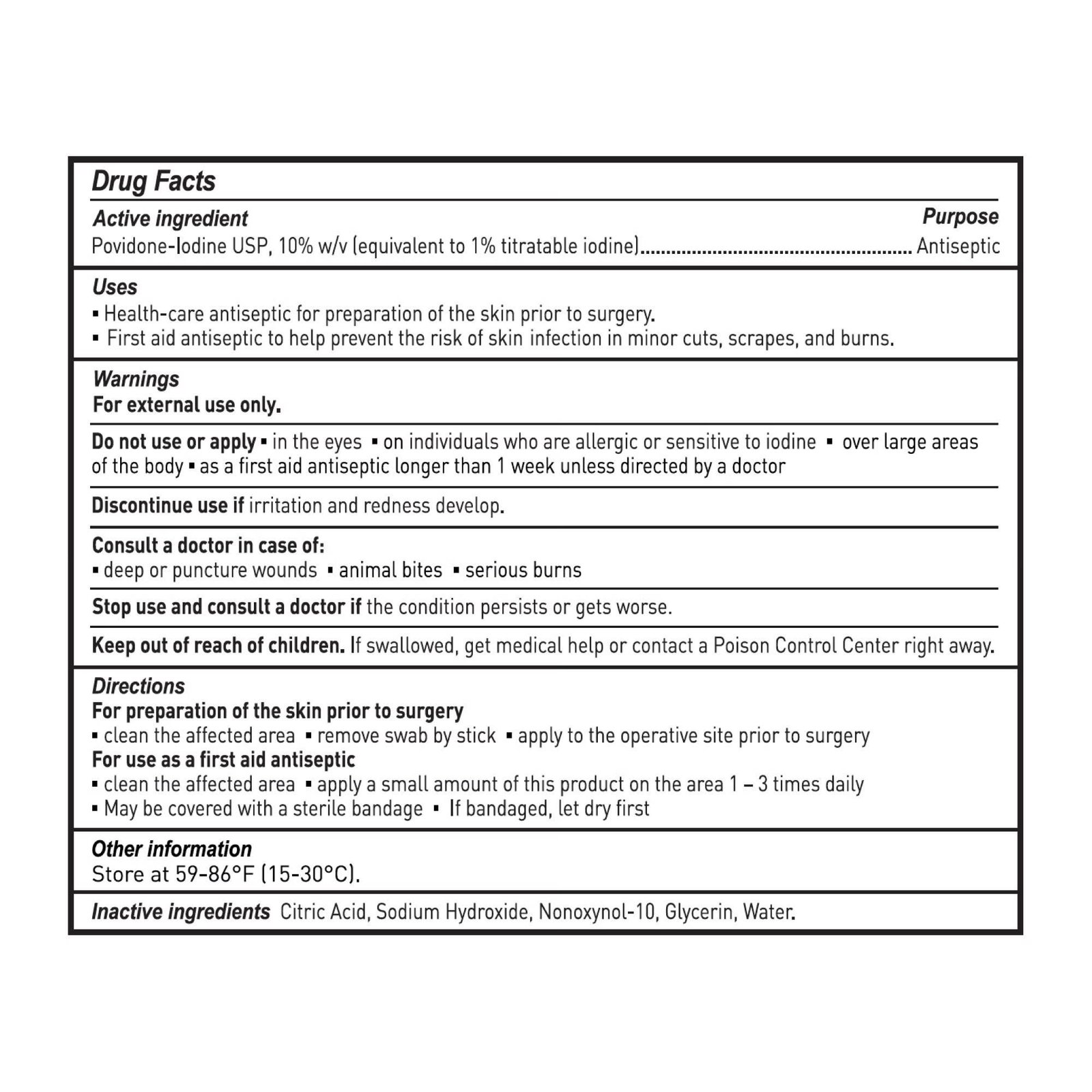 Impregnated Swabstick 10% Strength Povidone-Iodine Individual Packet Sterile 854752 - 986 854752 – 986 - Image 5