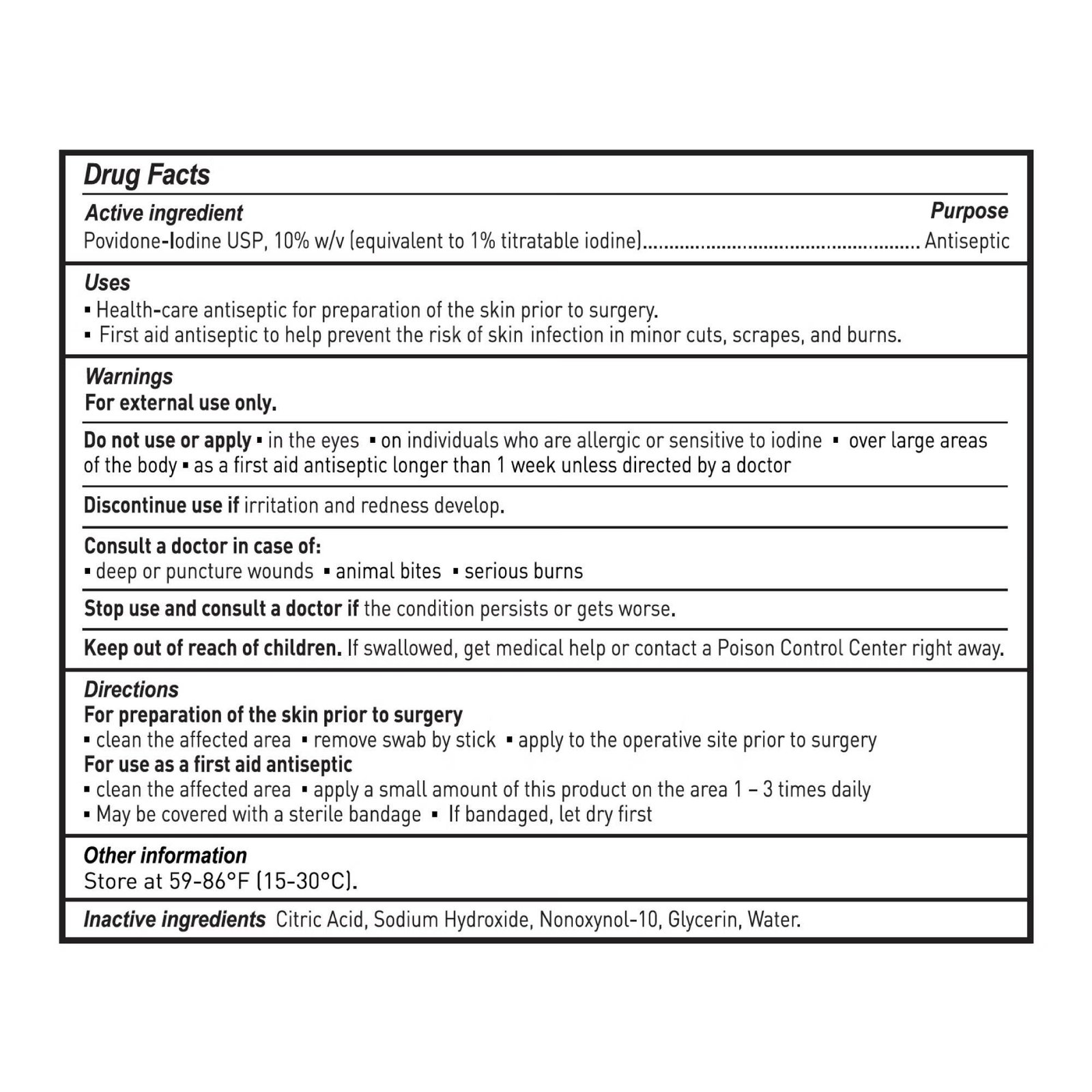 Impregnated Swabstick McKesson 10% Strength Povidone-Iodine Individual Packet Sterile 854753 - 987 854753 – 987 - Image 5