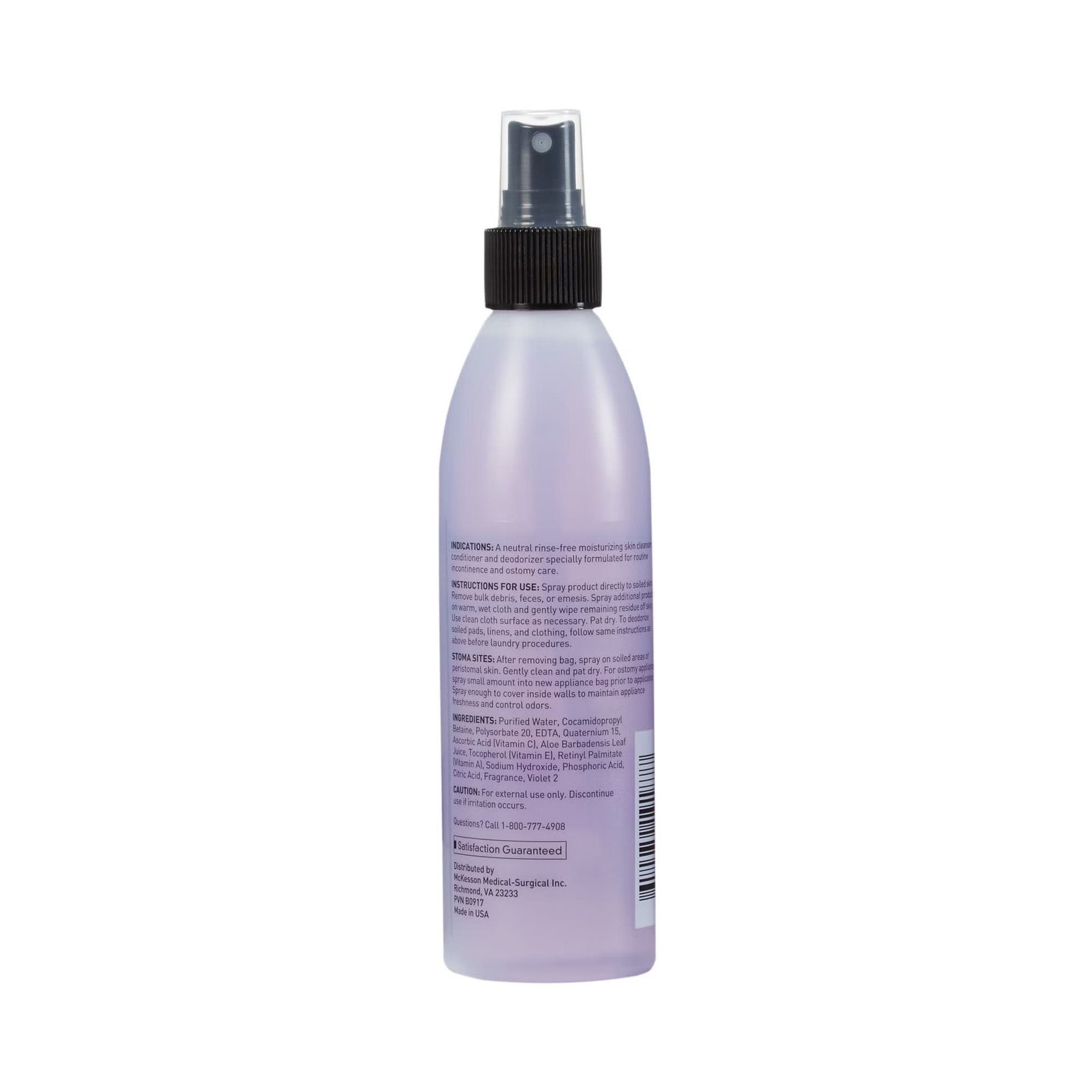 Rinse-Free Perineal Wash McKesson Liquid 8 oz. Pump Bottle Fresh Scent 877029 - 53-28013-8 877029 – 53-28013-8 - Image 2